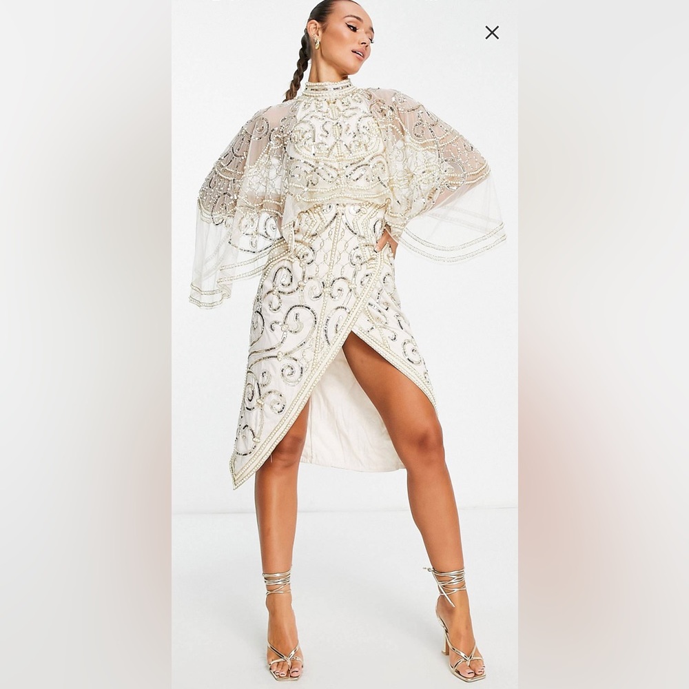 ASOS Pearl embellished dress
